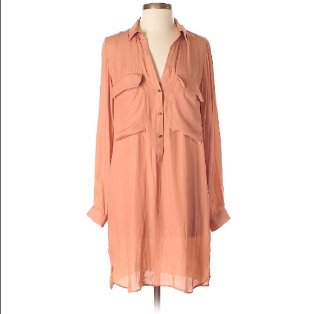 Zara Coral Tunic